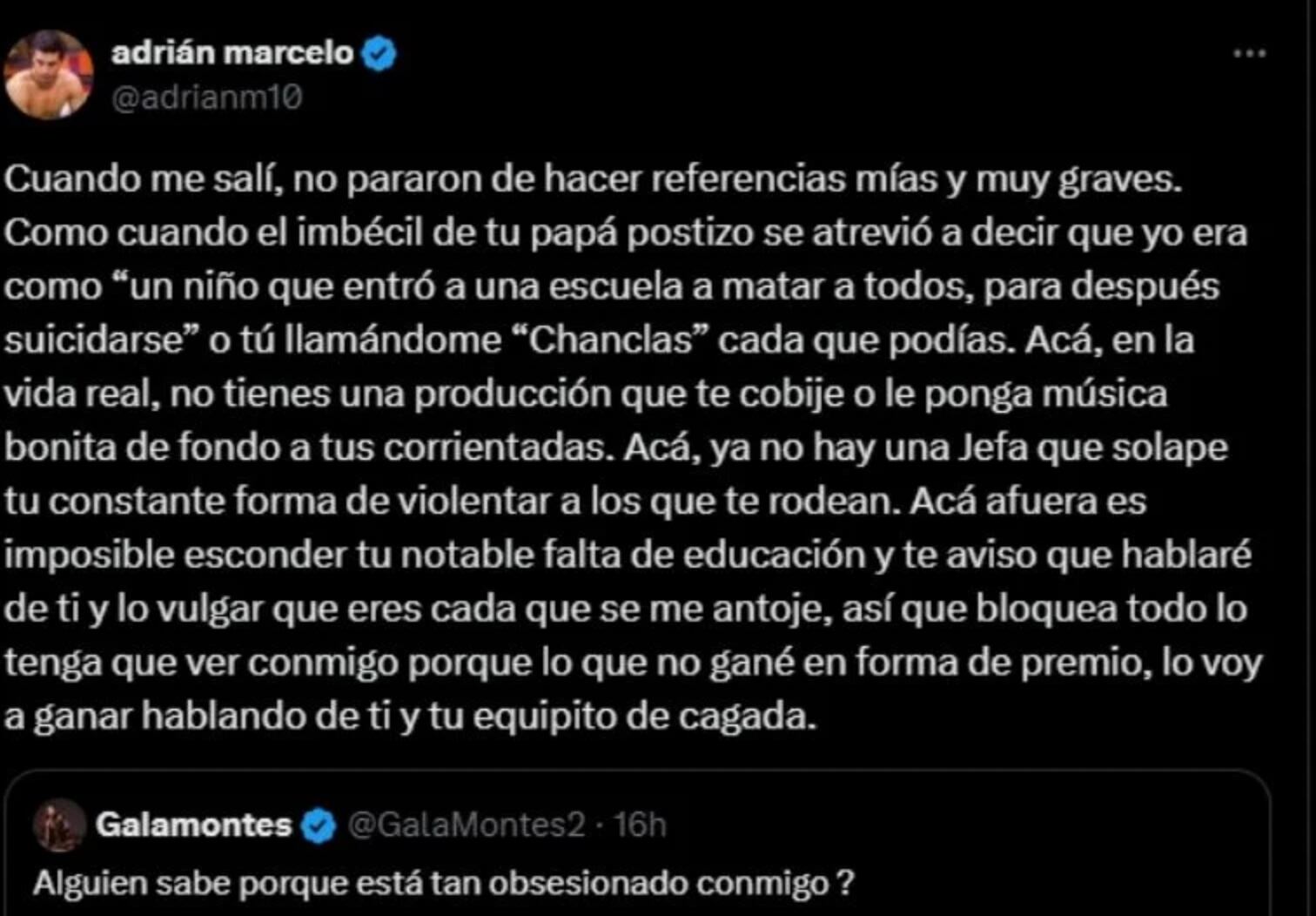 Adrián Marcelo revela detalles de Montes