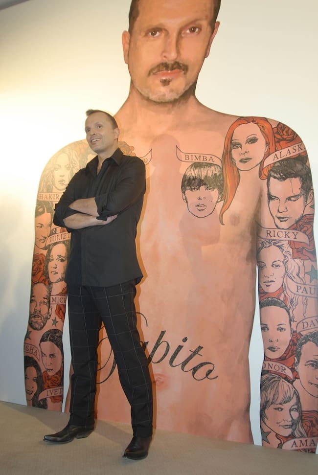 Miguel Bosé y todos sus tatuajes de 'Papito'