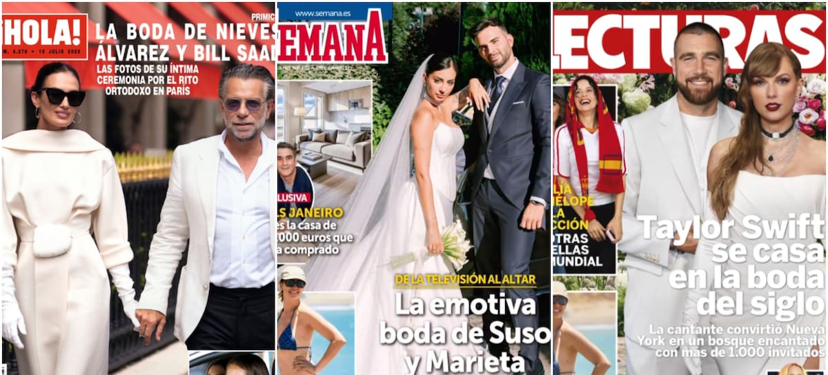 Las portadas de las revistas del corazón de hoy, 8 de julio de 2026 (Instagram)
