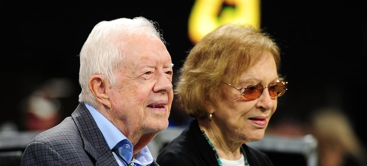 El expresidente Jimmy Carter y su mujer Rosalynn  Carter (2018)