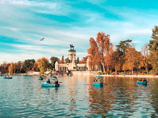 El Retiro en Madrid.