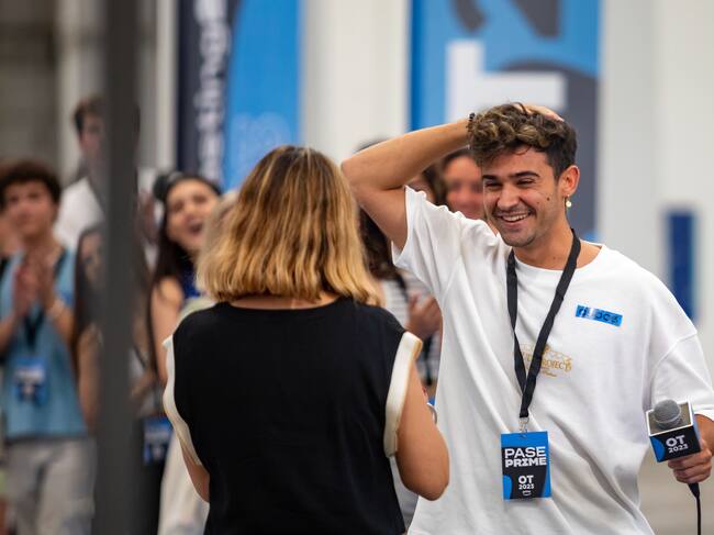 Noemí Galera en el casting de 'OT 2023' en Barcelona