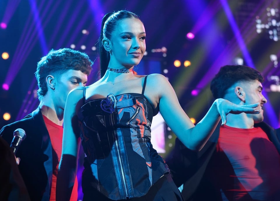 Claudia Arenas, en la gala 9 de Operación Triunfo 2025
