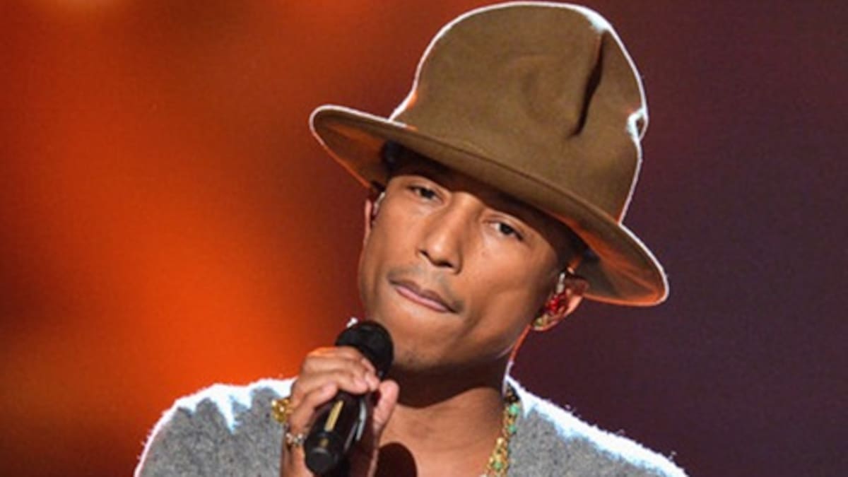 Pharrell Williams subasta el sombrero que usó en los Grammy