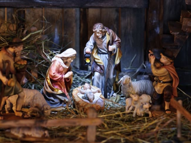 Belén tradicional navideño.