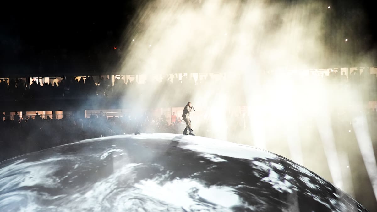 Setlist de canciones para el concierto de Kanye West en el Estadio Metropolitano de Madrid con su gira 'YE LIVE'