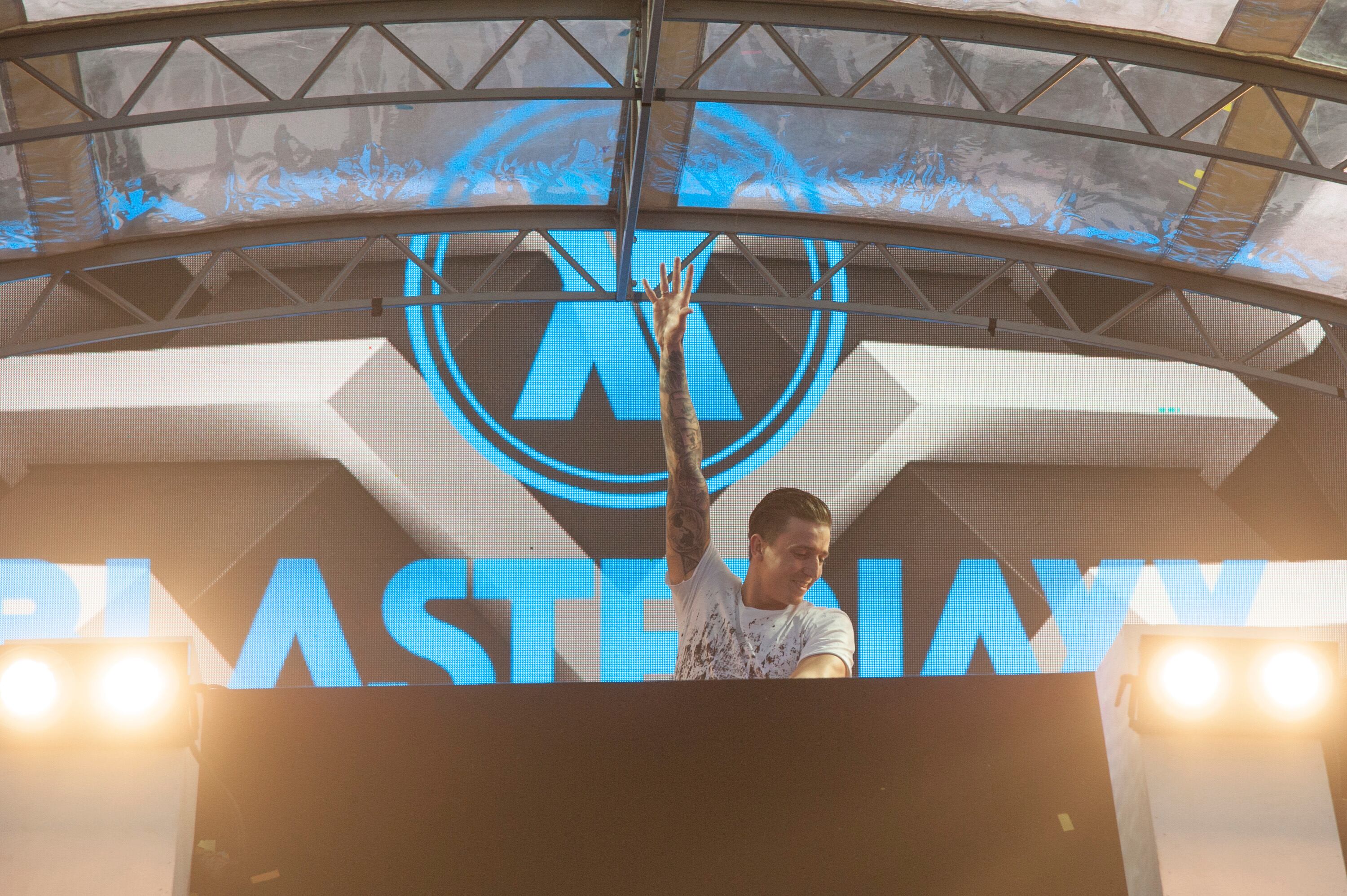 Thom Jongkind (Blasterjaxx), en un set en 2016
