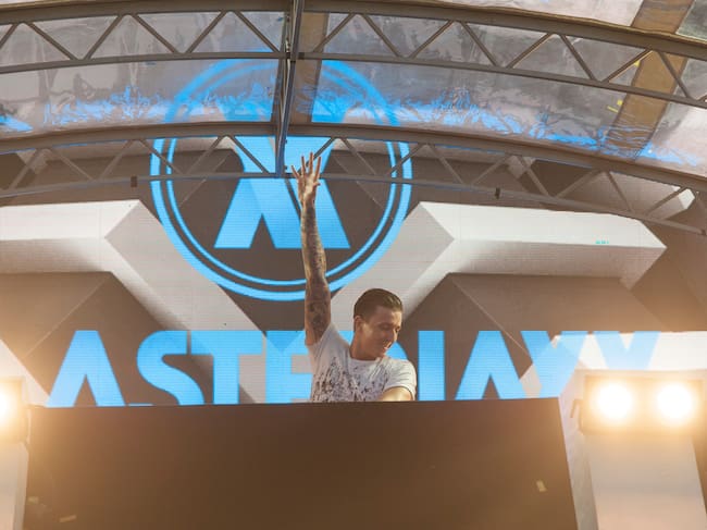 Thom Jongkind (Blasterjaxx), en un set en 2016