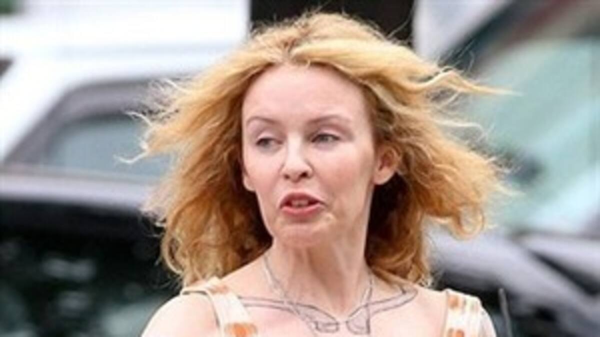 Kylie Minogue, muy desmejorada en su nueva película