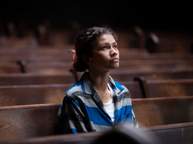 Zendaya en una escena de la temporada 3 de Euphoria (HBO Max)