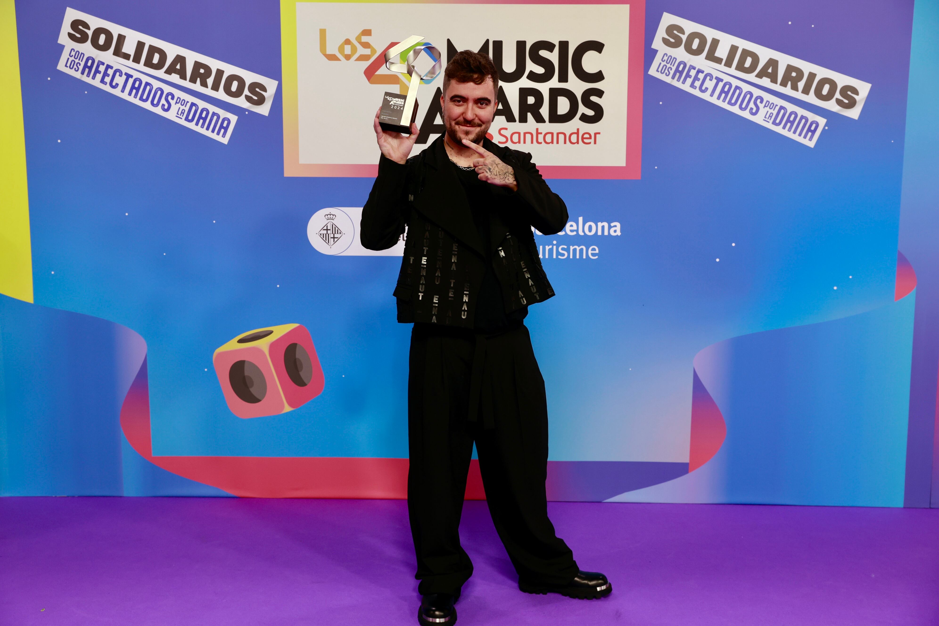 Beret, ganador de LOS40 Music Awards Santander 2024 (Mejor Artista/Grupo Del 40 al 1)