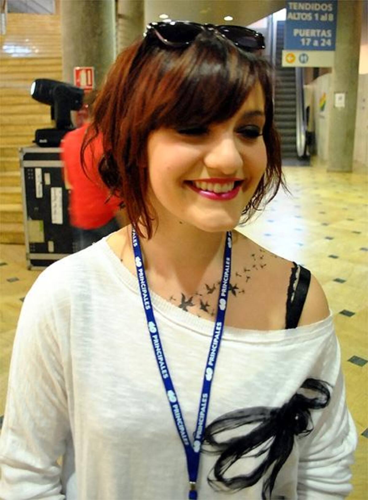 Nos encantaron los tatoos de Mónica, alias Nana. ¡Preciosos!