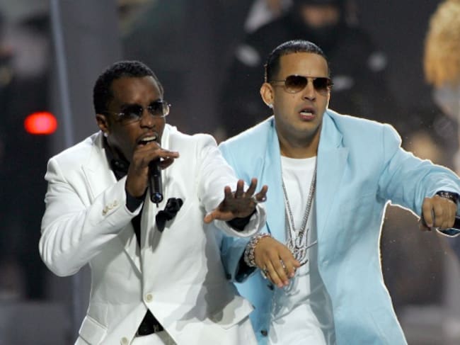 P. Diddy y Daddy Yankee en los Billboard Latin Music Awards de 2005