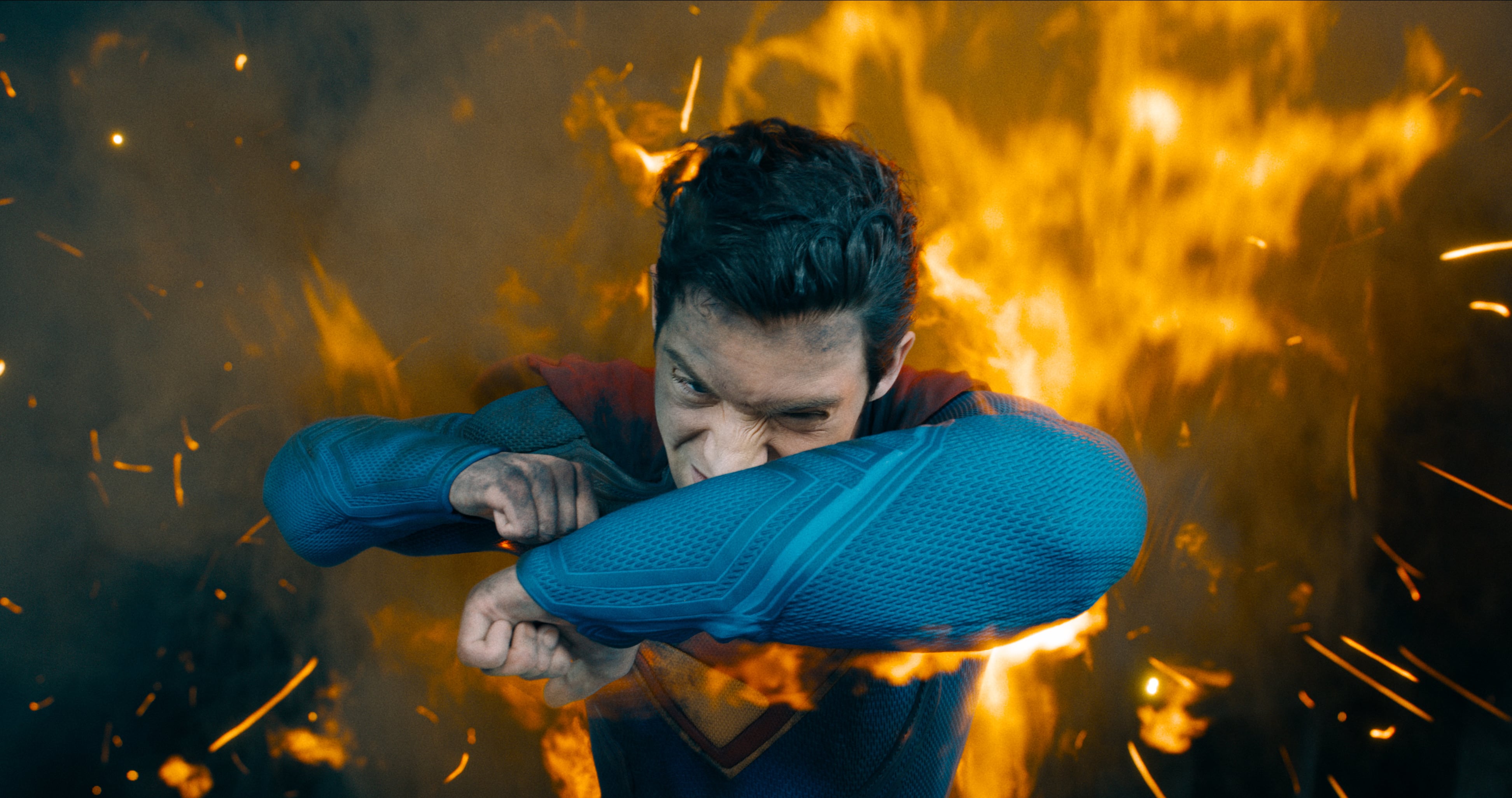 David Corenswet como Superman en &#039;Superman&#039;. / Warner Bros