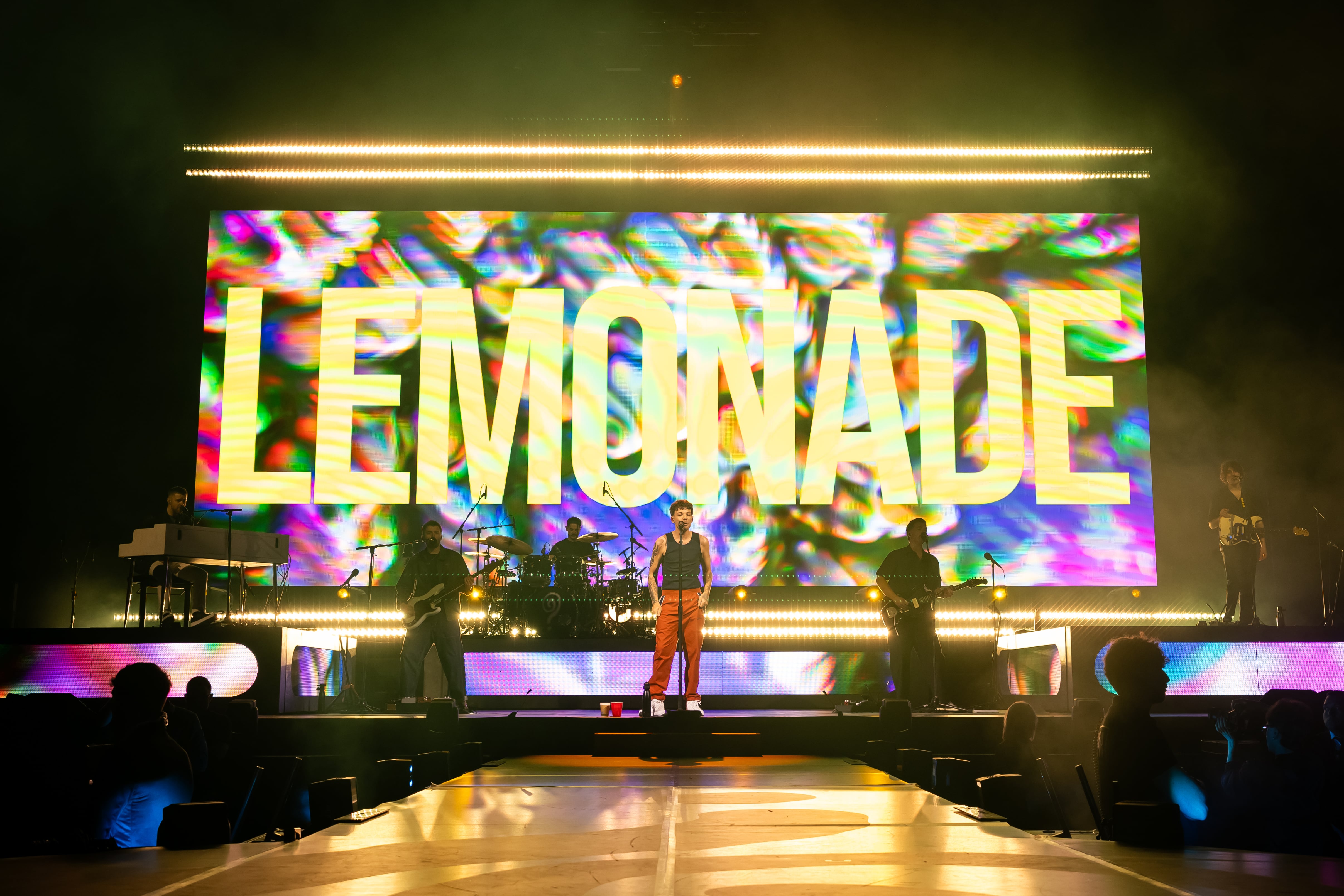 Louis Tomlinson en su concierto en el Movistar Arena de Madrid.