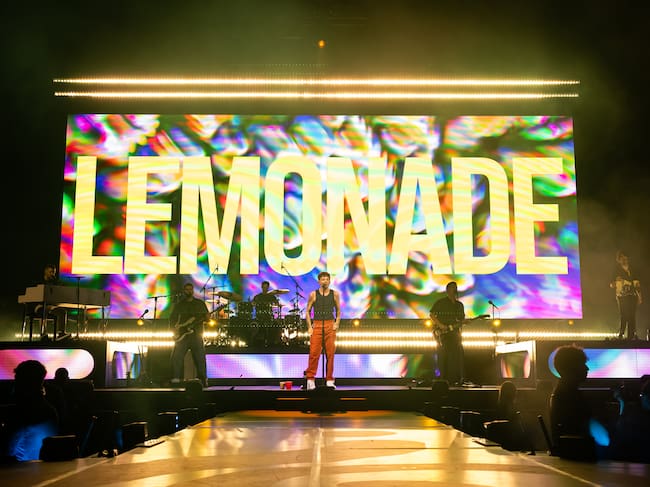 Louis Tomlinson en su concierto en el Movistar Arena de Madrid.