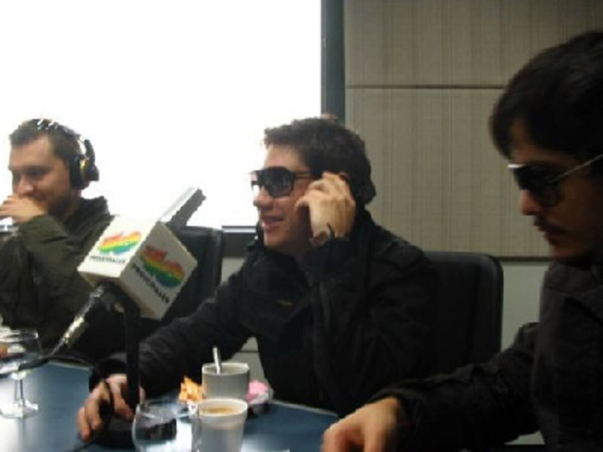 Motel en el estudio de Los 40 Principales.