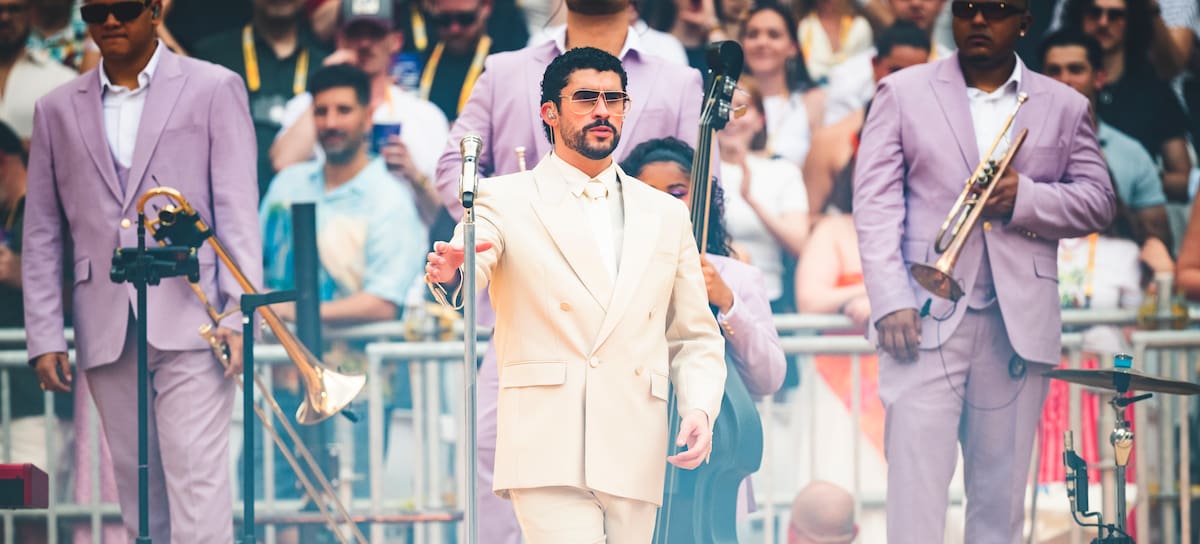 Bunny en concierto durante su gira 'Debí Tirar Más Fotos Tour' en Madrid, 30 de mayo de 2026.