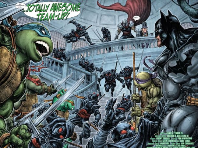 Batman y Las Tortugas Ninja