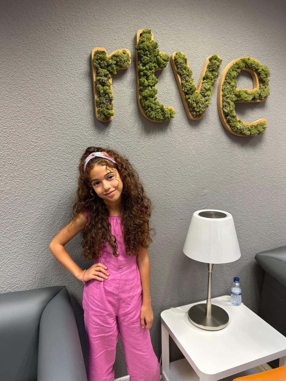 Sandra Valero en las instalaciones de RTVE.