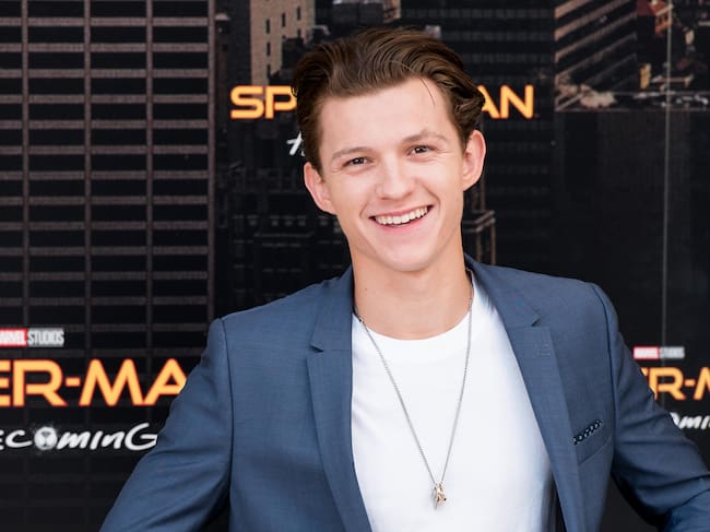 Tom Holland en el photocall 'Spider-man: Homecoming' en Madrid, en 2017. /Gabriel Maseda/NurPhoto via Getty