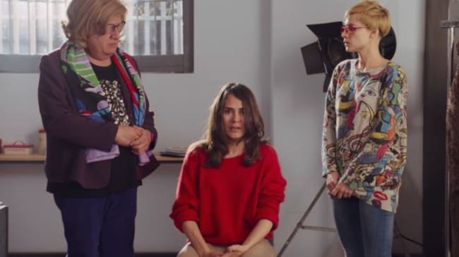 Anna Allen en la escena de 'Paquita Salas'