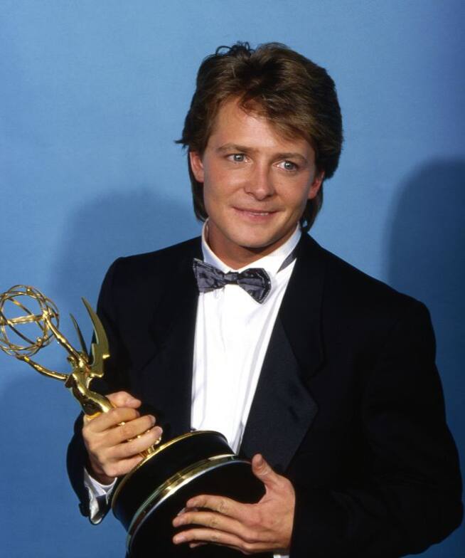 Michael J. Fox,1987 in Los Angeles, California. 