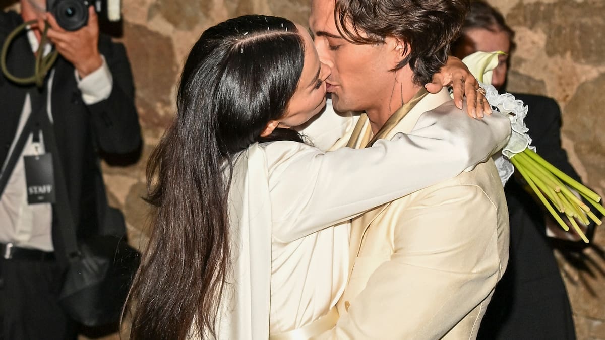 Damiano David y Dove Cameron se dan el "sí, quiero" en la Toscana