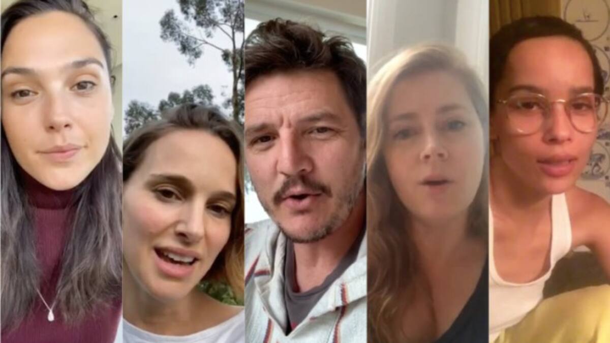 Gal Gadot, Jimmy Fallon y otras celebridades nos animan con "Imagine"