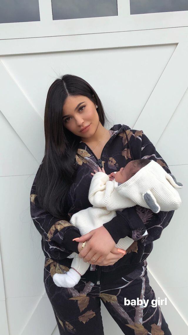 Kylie Jenner publicó la primera foto de Stormi