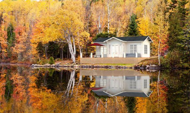 La casa en un lago