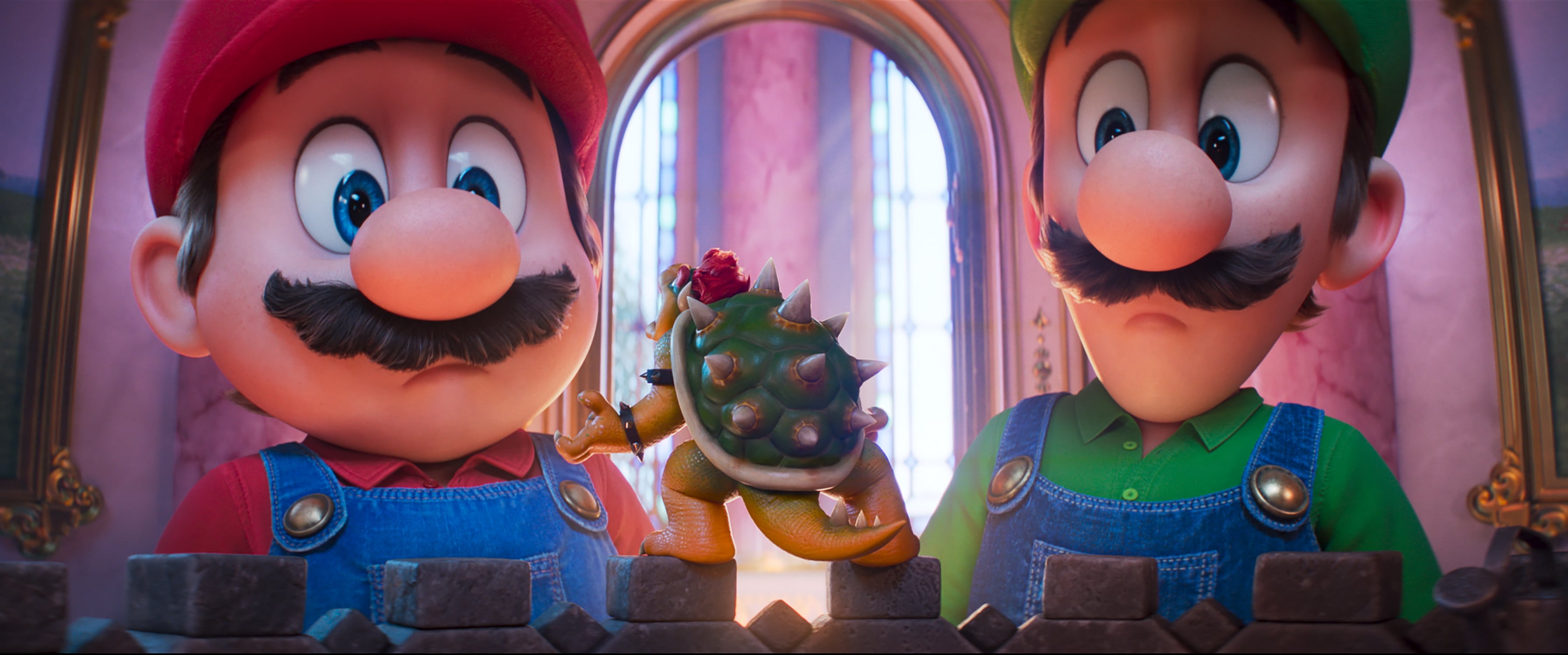 Mario, Bowser y Luigi en 'Super Mario Galaxy La Película'. / Universal Pictures