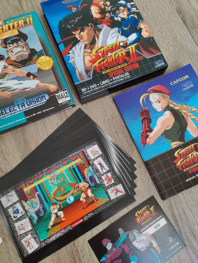 Edición &#039;MEGA&#039; de Street Fighter 2 The Animated Movie.