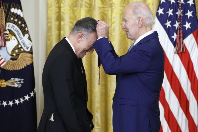 Joe Biden calificó a Bruce Springsteen como uno de los mayores artistas y narradores de Estados Unidos. 