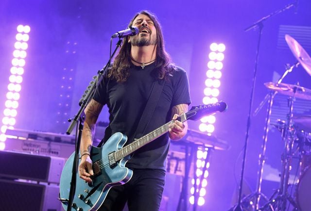 Dave Grohl, líder de Foo Fighters, durante una actuación para iHeartRadio en enero de 2021.