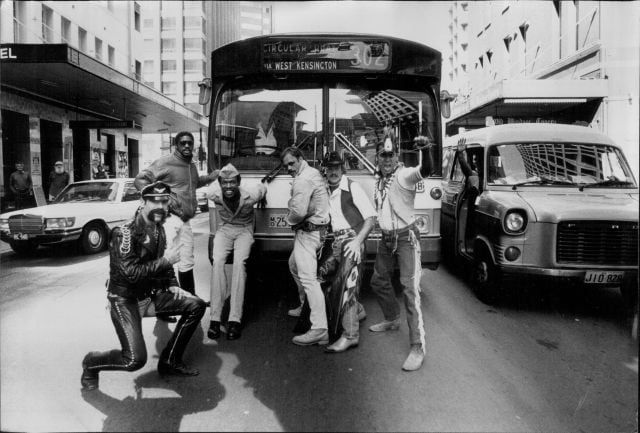 Village People, durante su gira de 1983, en Sydney.