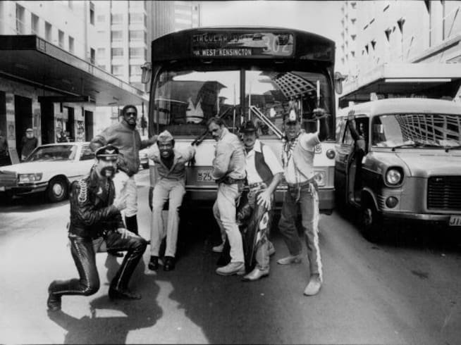Village People, durante su gira de 1983, en Sydney.