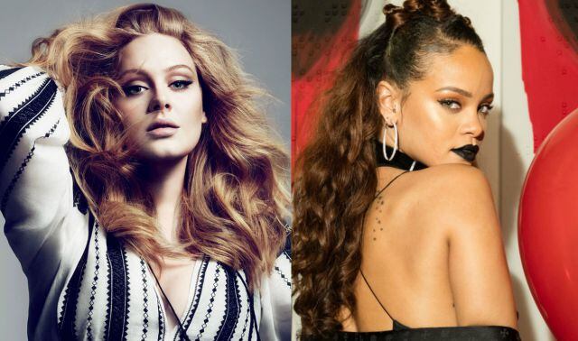 Adele y Rihanna: vaya par de candidatas.