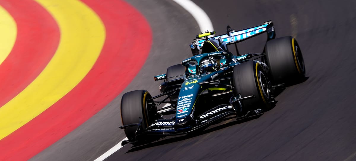 Fernando Alonso en el circuito Madring.