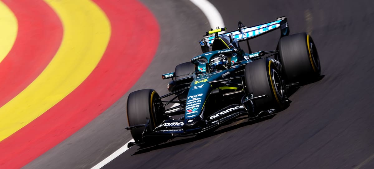 Fernando Alonso en el circuito Madring.