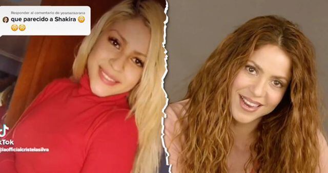 ¿Shakira se parece a mujer en TikTok?