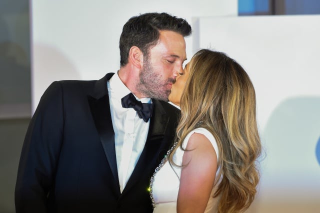 Ben Affleck y Jennifer Lopez en el Festival de Cine de Venecia