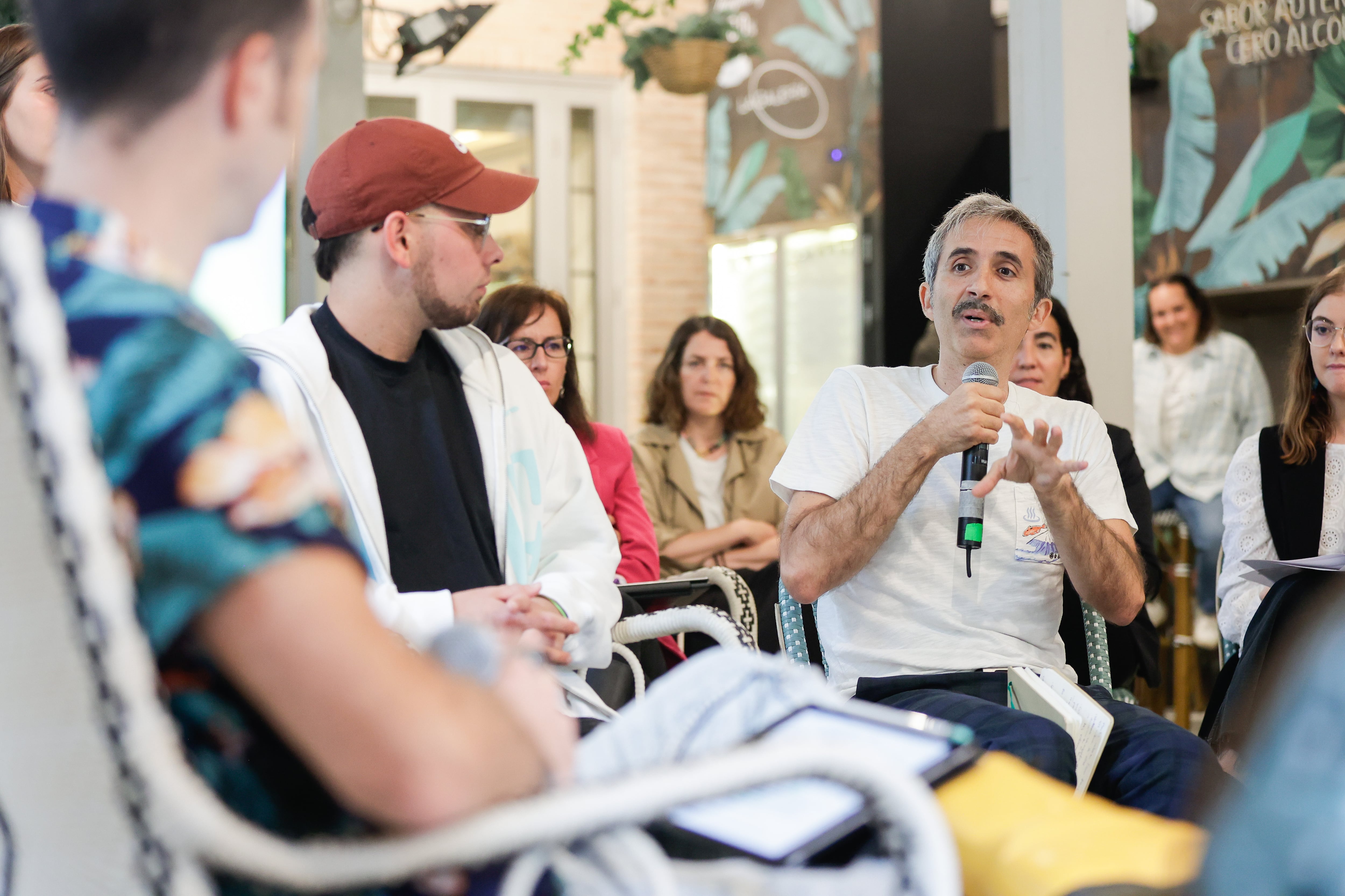 Un momento de la Eco Talk de El Eco de LOS40 (Jorge París).