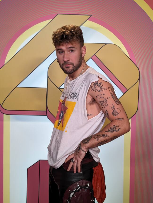 Dani Fernández en LOS40 Music Awards Santander 2023. Créditos: Albert Mullor.