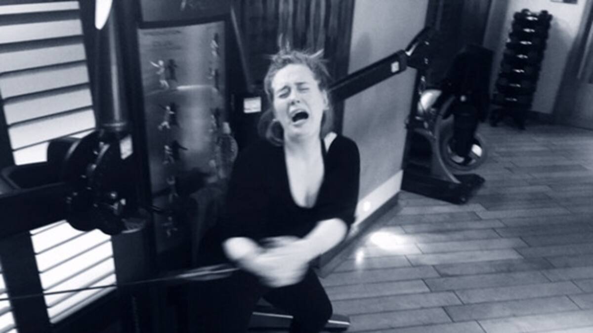 A Adele le gusta tan poco el gimnasio como a ti...