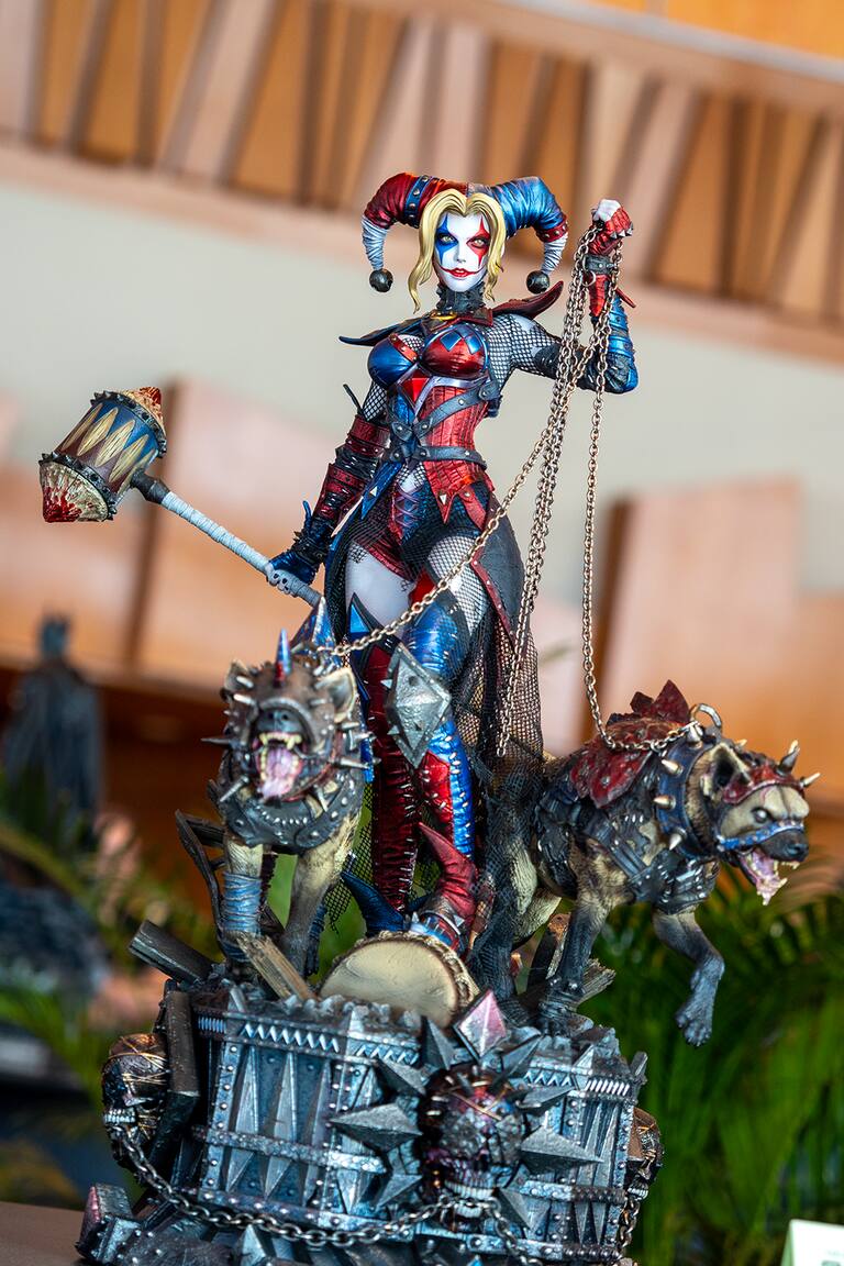 Figura de Harley Queen en San Diego Comic-Con Málaga.