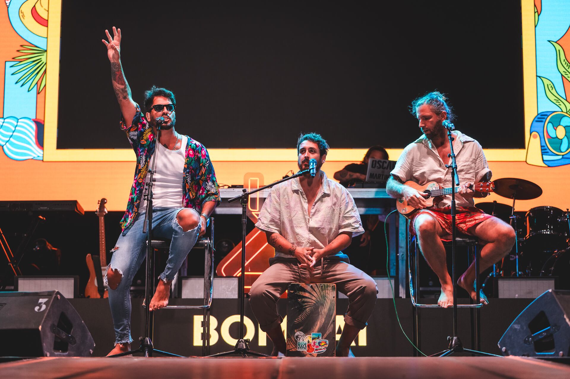 No podían faltar el grupo valenciano en LOS40 Summer Live de Ciudad Real y así se lució Bombai sobre el escenario.