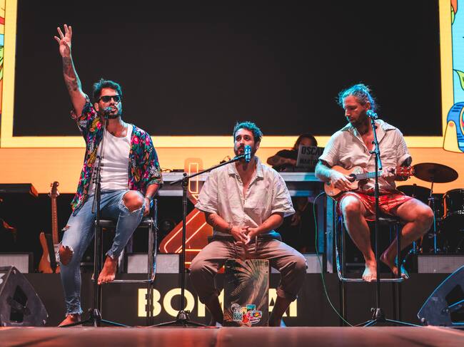 No podían faltar el grupo valenciano en LOS40 Summer Live de Ciudad Real y así se lució Bombai sobre el escenario.