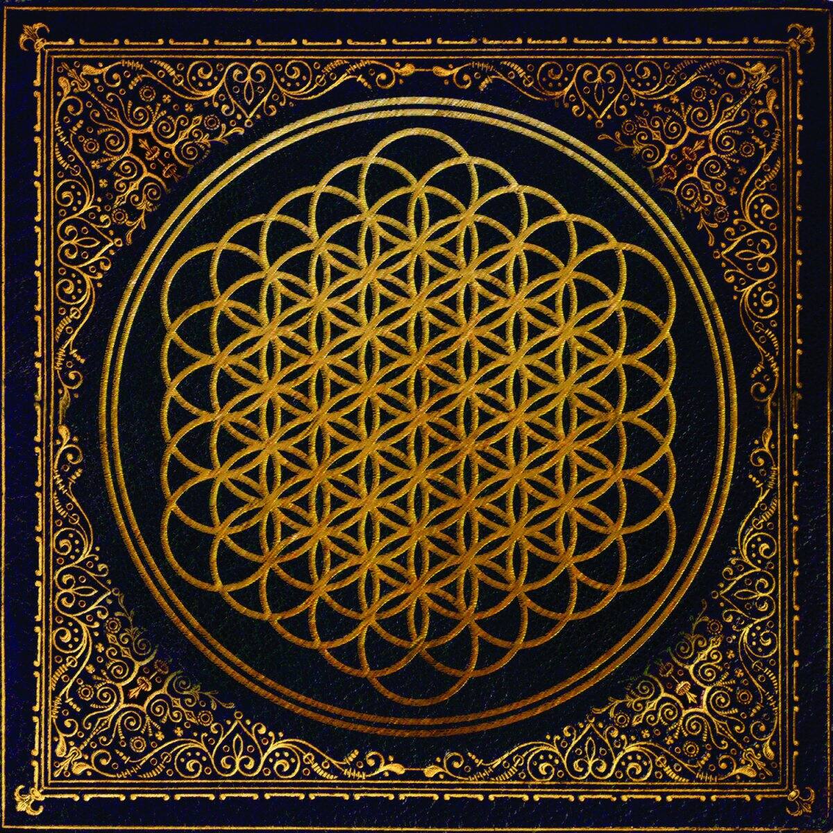 Esta es la tapa de Sempiternal, disco de 2013 de la banda metalera "Bring Me The Horizon"
