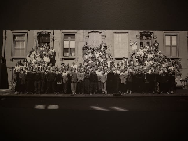 Fotografía hecha por Gordon Parks "A great day in Hip Hop"